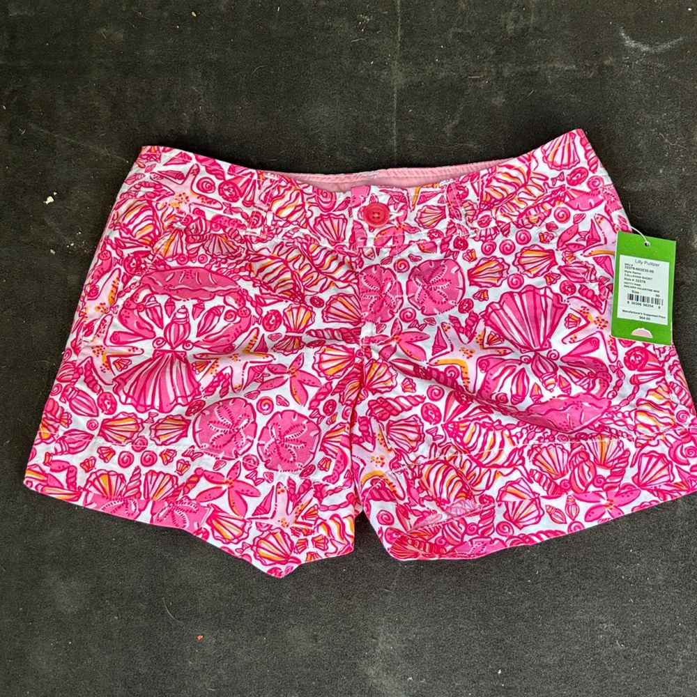 Lilly Pulitzer Vibrant Pink Floral Women's Shorts